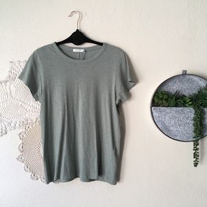 Rag & Bone The Tee slub basic tee Sage green NWT